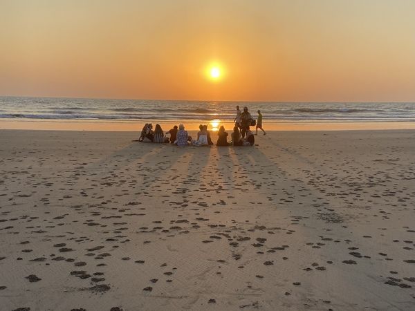 yogaretreat på stranden